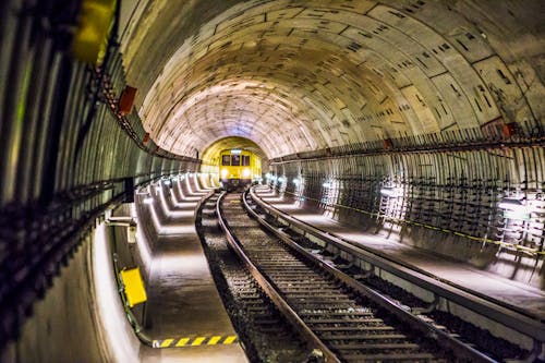 Train Track Subway 사진