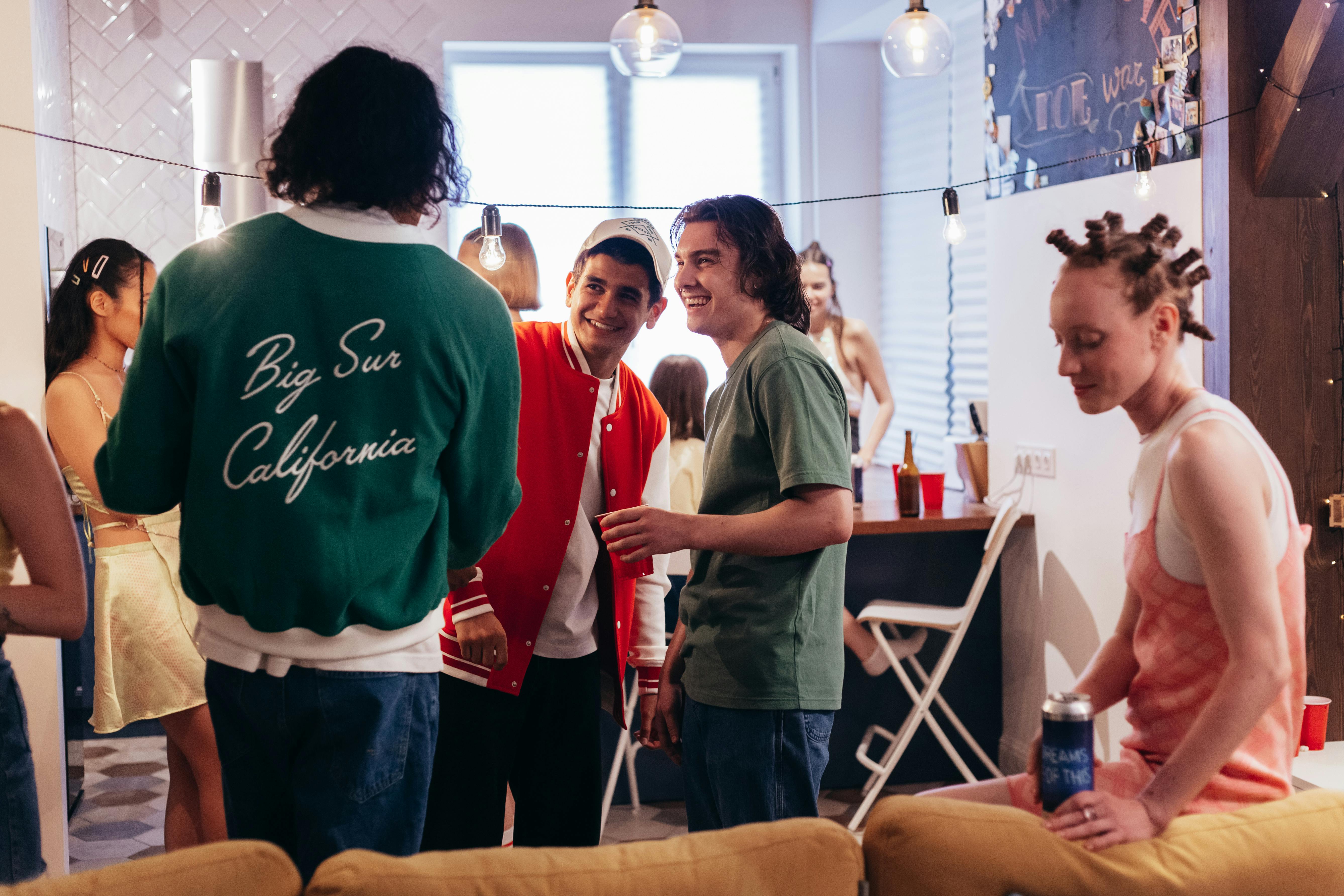 People Interacting At A Party