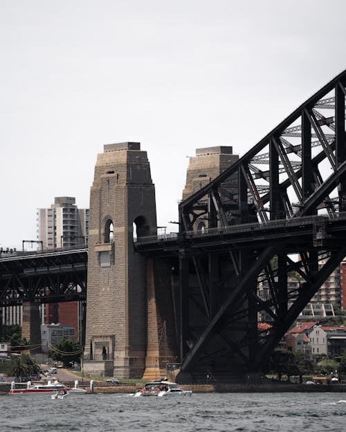 Close-up of the Sydney Harbour Bridge