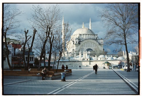 View of a Mosque in a City