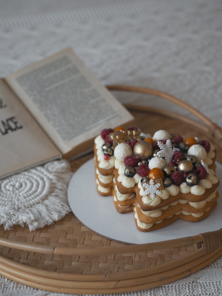 Close Up Of A Christmas Cookie