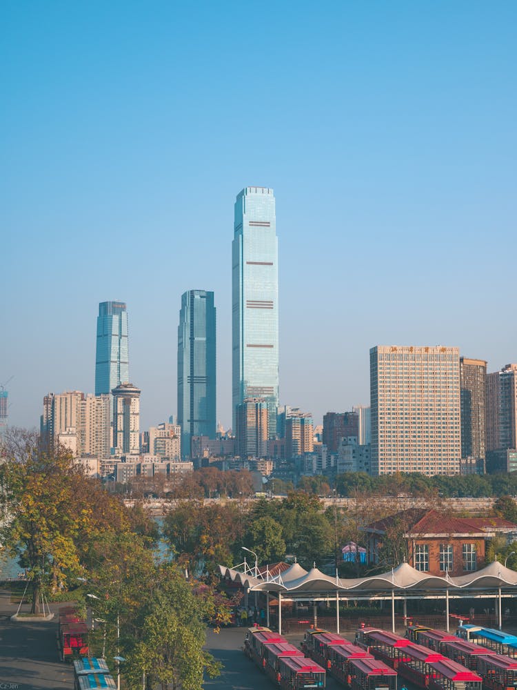 
A View Of Buildings In Changsha