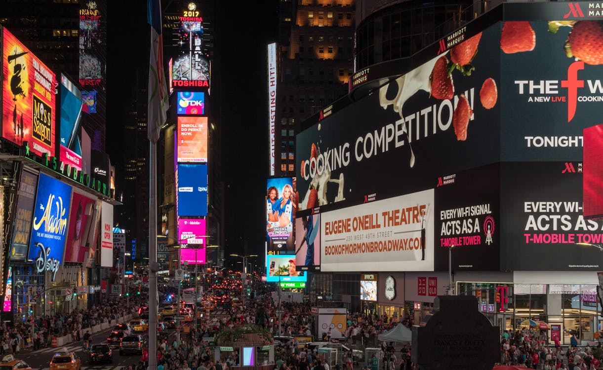 Kostenlos Time Square In New York Stock-Foto