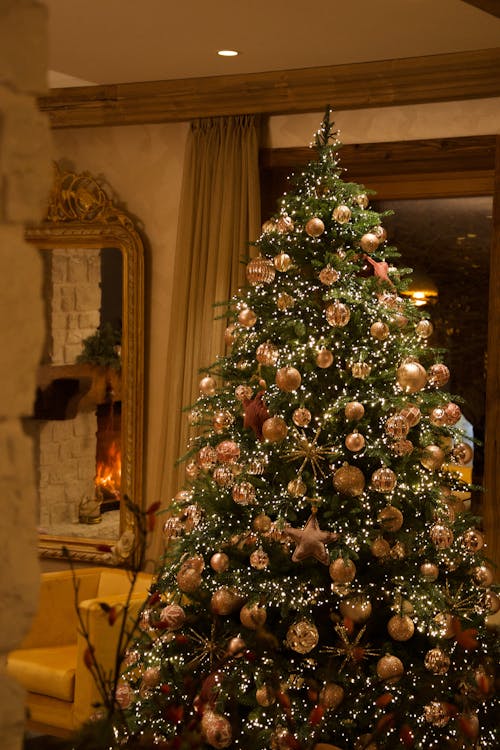 Fotos de stock gratuitas de árbol de Navidad, bolas de navidad, de cerca