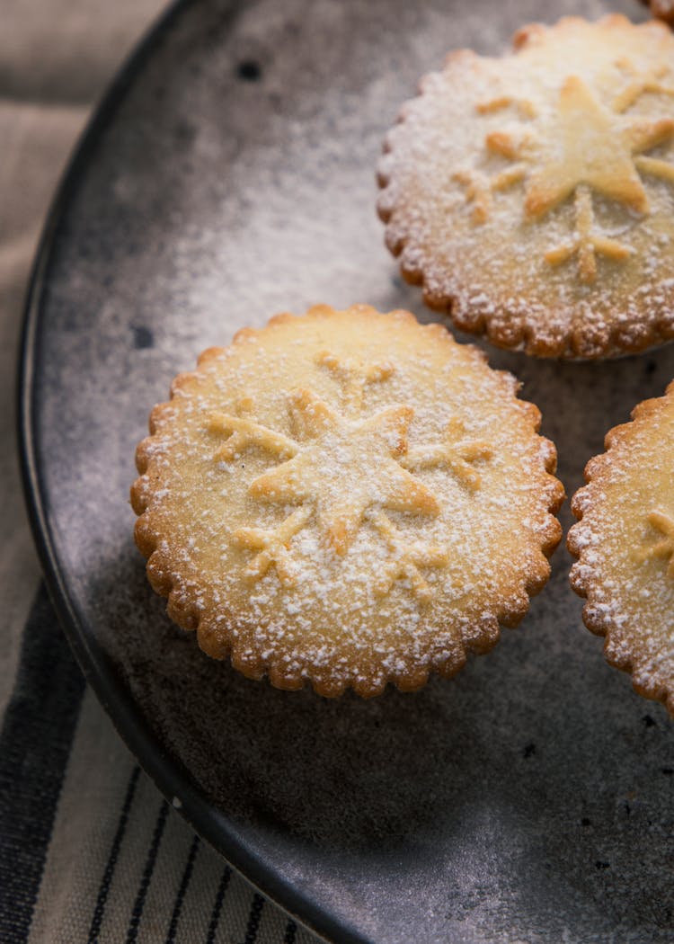 Mince Pies On Plate