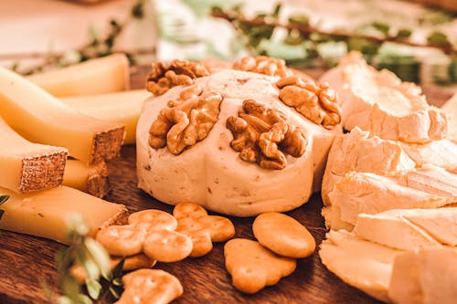 Close-up of a Selection of Cheese