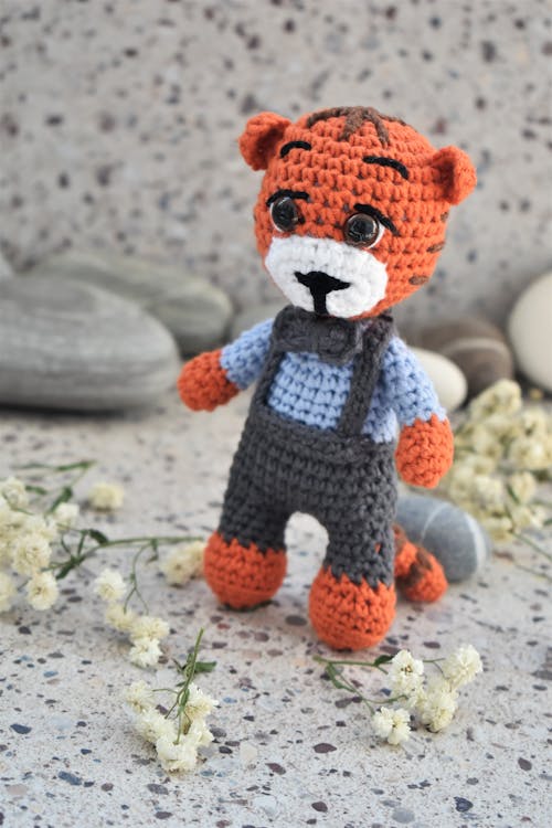 A Knitted Teddy Bear