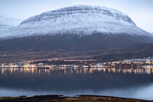 Foto stok gratis fjord, fotografi lanskap, Islandia