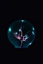Close-Up Shot of a Plasma Ball