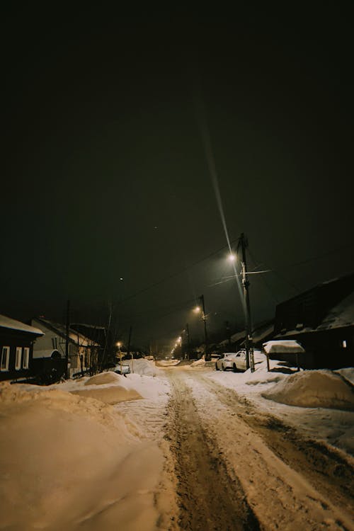 Kostnadsfri bild av gata, kall, lyktor