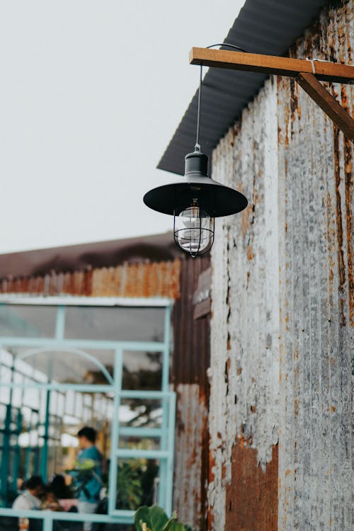 Black and White Hanging Lamp