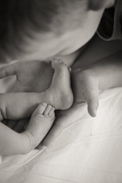 Free stock photo of baby, baby feet, child