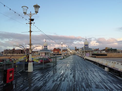 
A Pier with an Amusement Ride