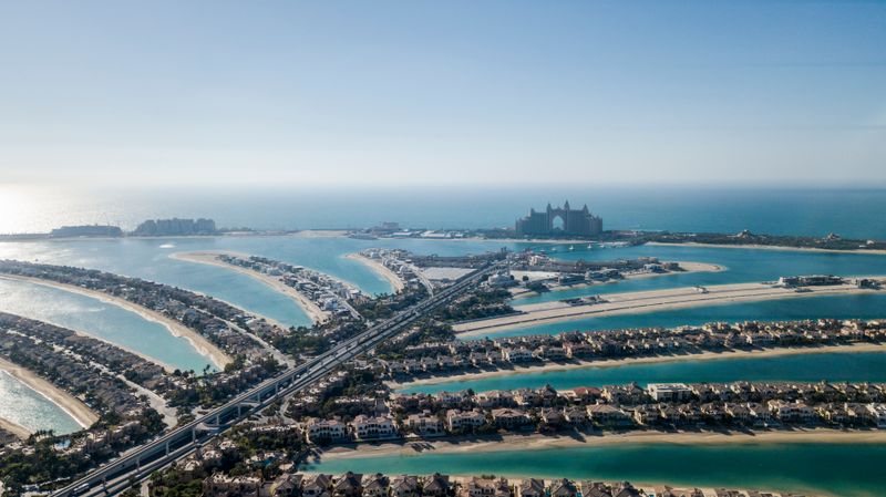 Aerial resort view