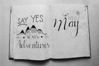 Closeup Photo of Graphing Paper