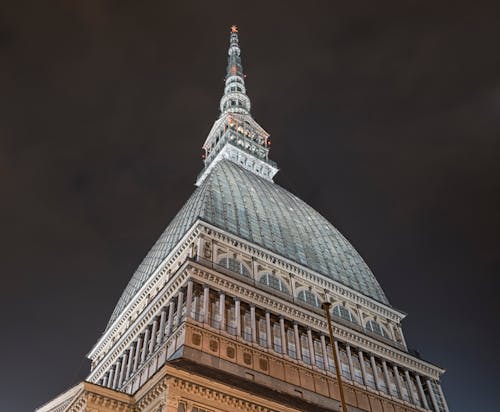 Low Angle Shot of Mole Antonelliana Building 