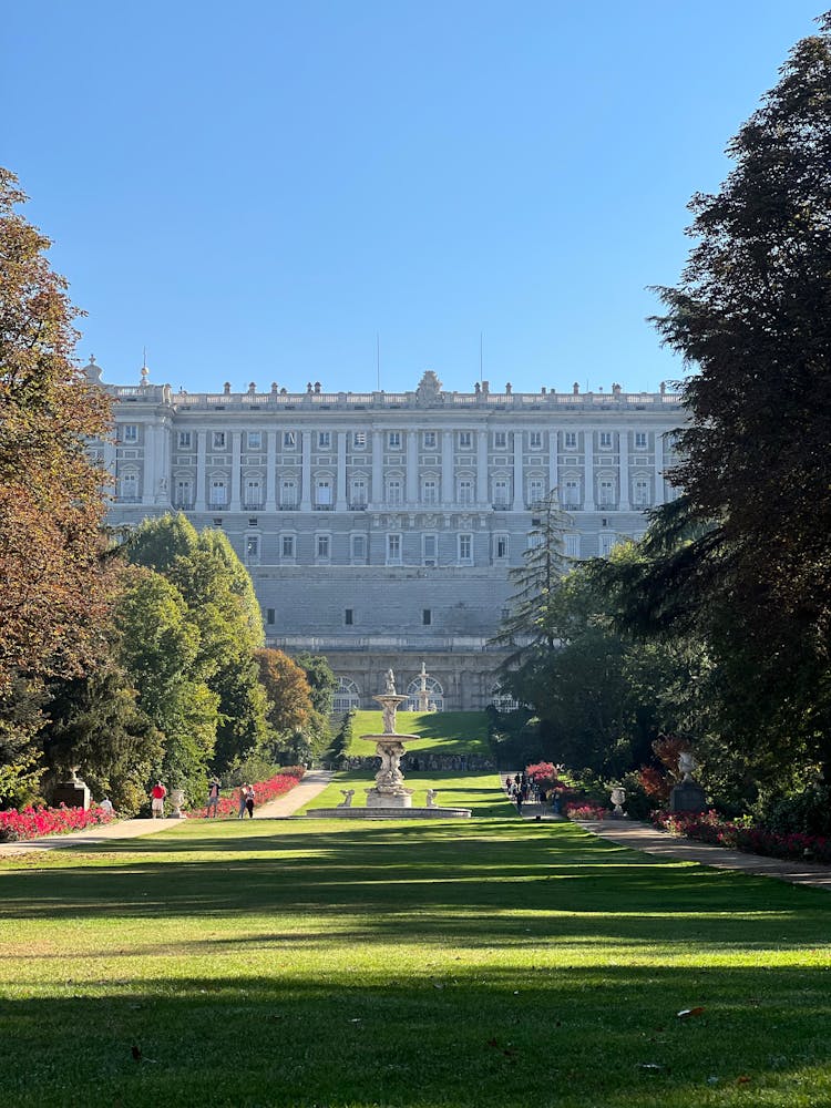  Royal Palace Of Madrid In Campo Del Moro Park