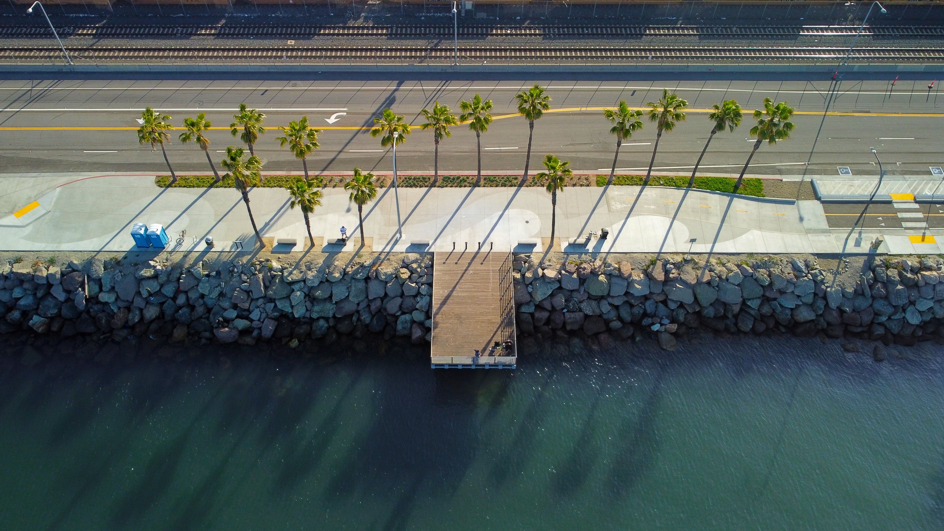 Birds Eye View of Boats by a Pier · Free Stock Photo