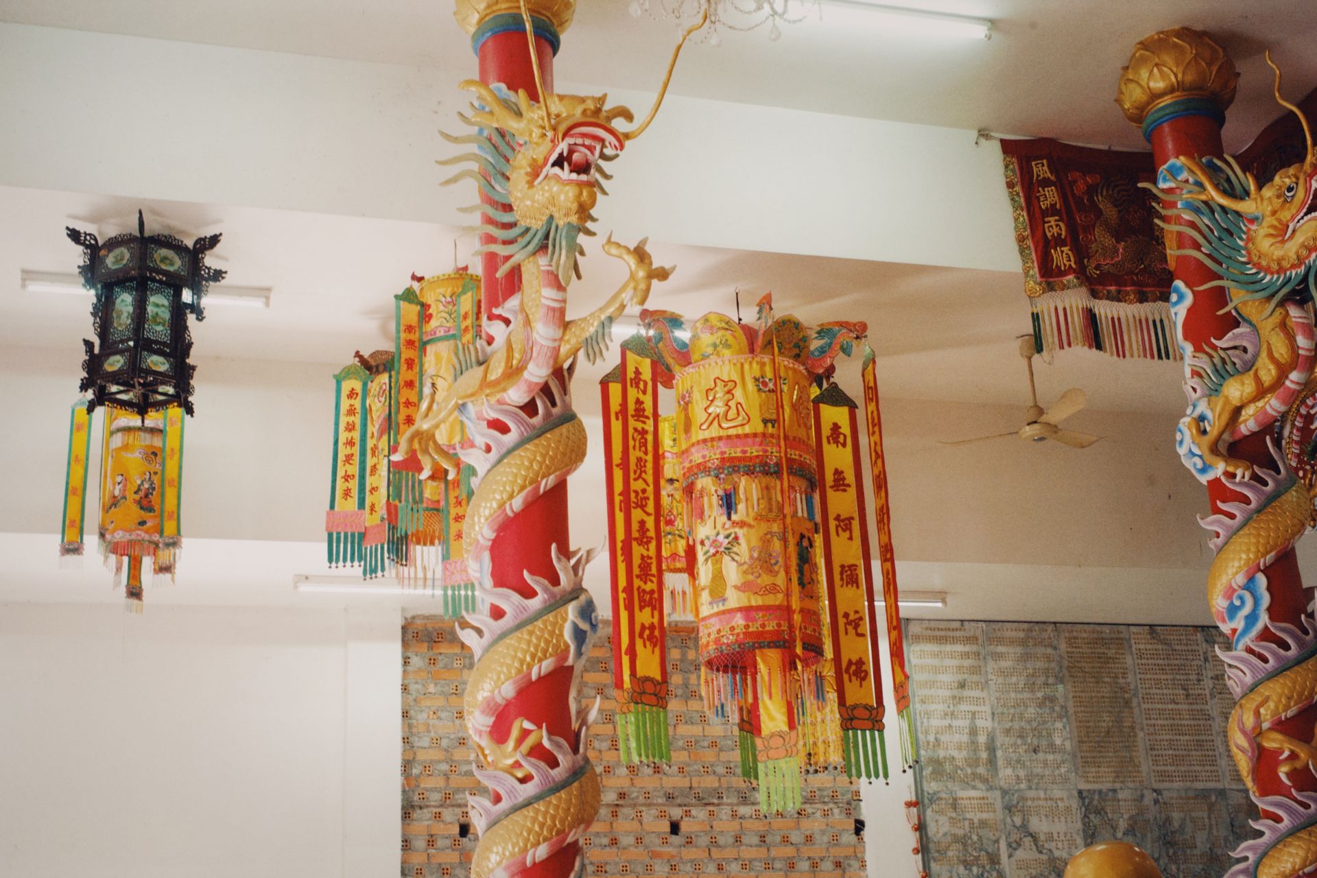 Chinese Lanterns Hanging on the Ceiling