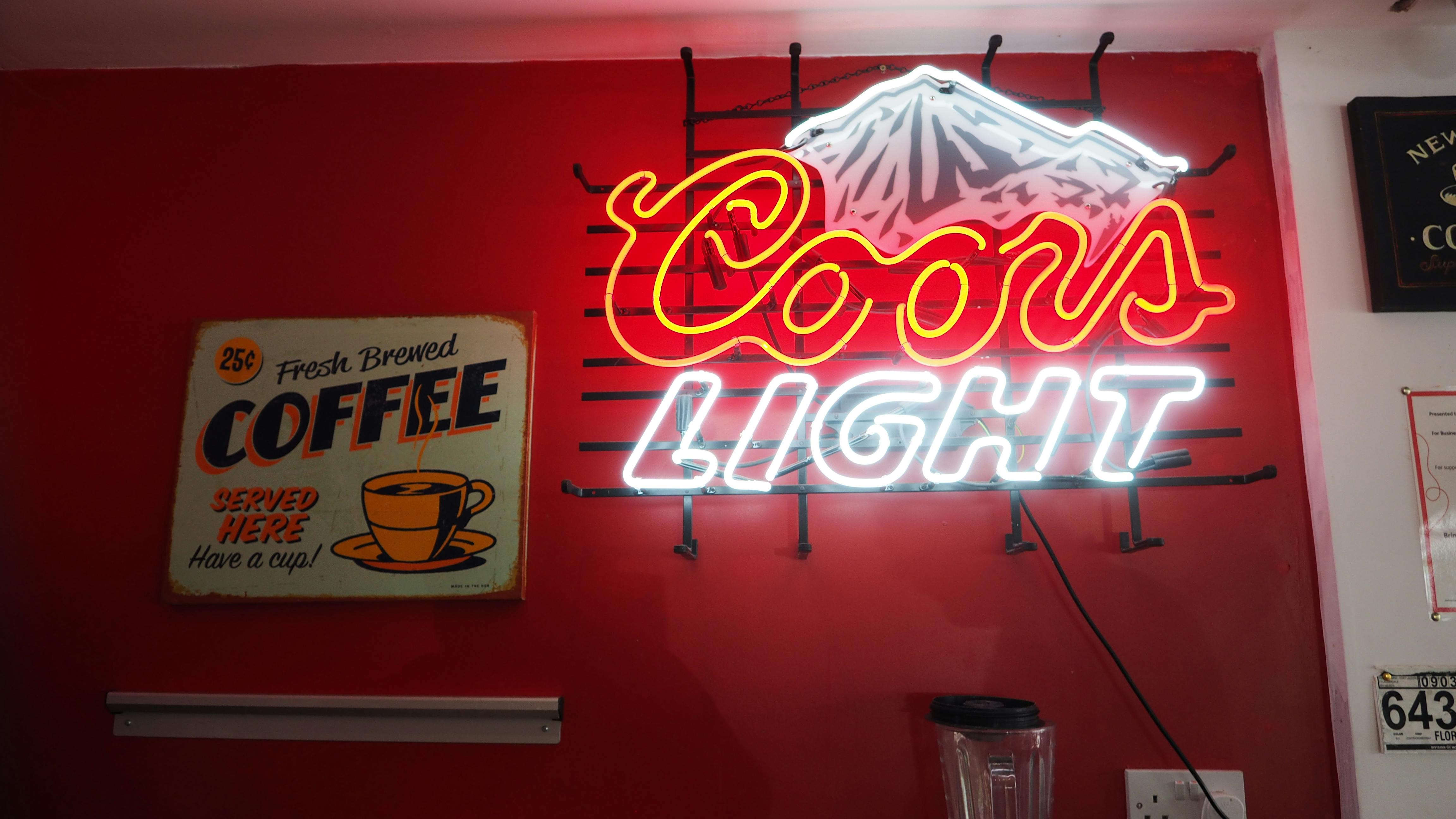 Free stock photo of american bar, coors light, coors light