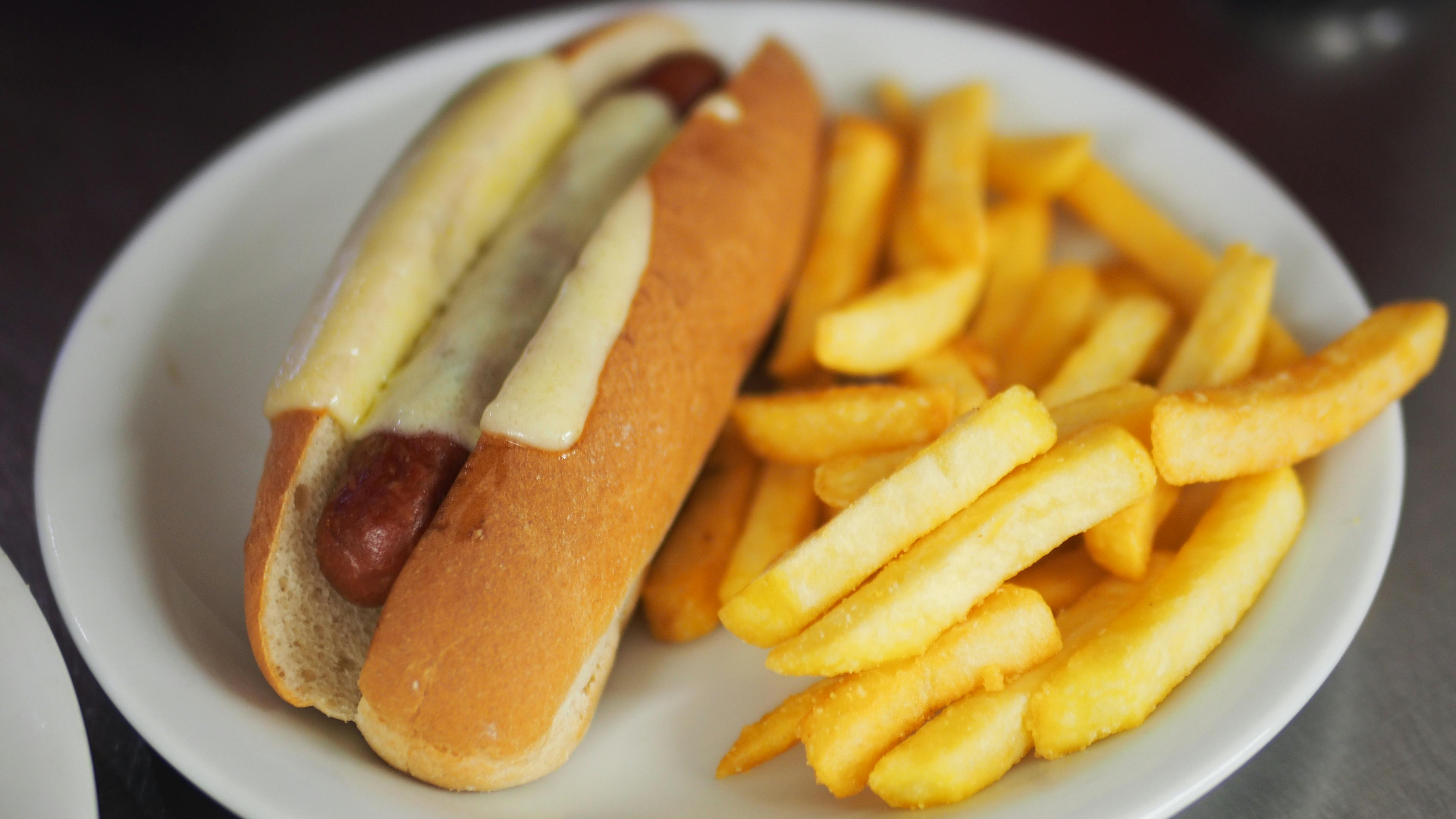 Free stock photo of hot dog, hotdog, hotdog and chips
