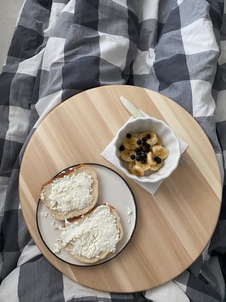 Breakfast In Bed On A Tray 