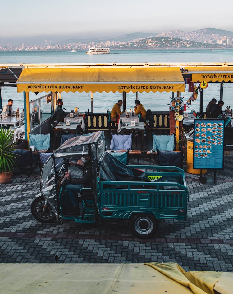 A Restaurant By A Sea