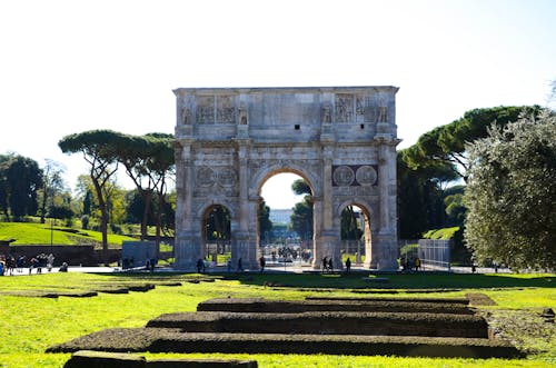無料 イタリア, コンスタンティヌスの門, ローマの無料の写真素材 写真素材