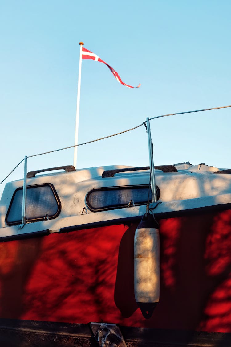 Flag On A Watercraft