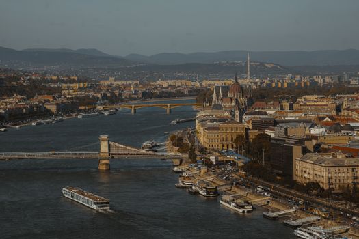 Aerial View of City Buildings