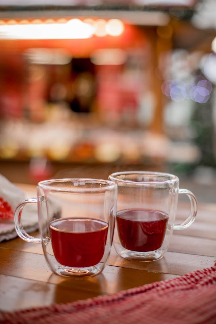 Close Up Of Tea On A Table