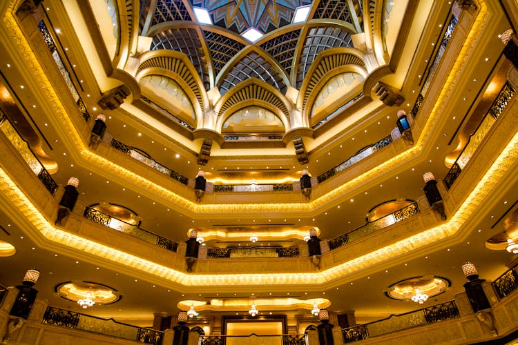 Low Angle Photography Of Emirates Palace Interior