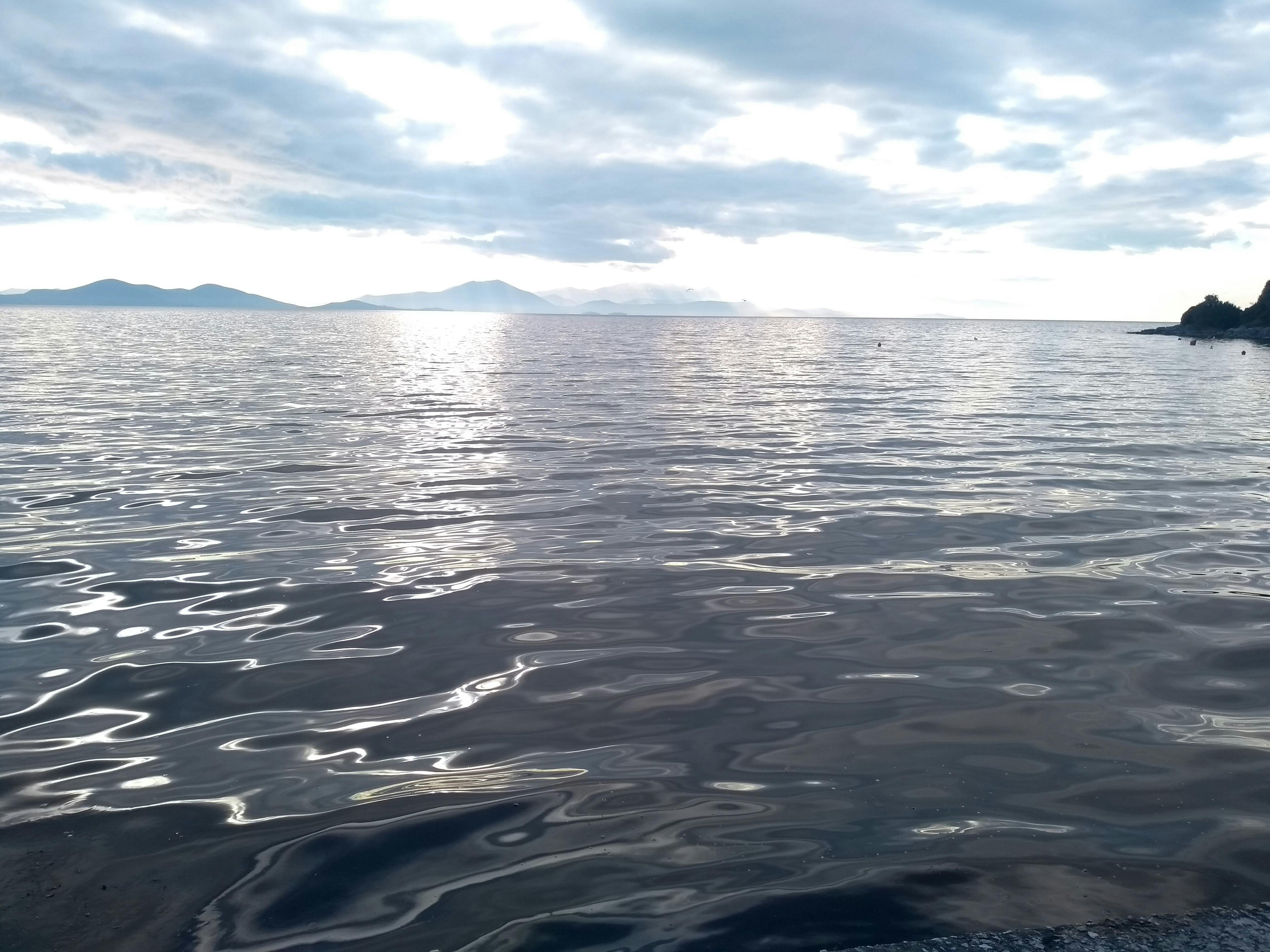 Free stock photo of aegean, calm waters, sea water