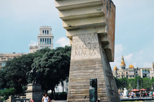 광장, 기념물, 바르셀로나의 무료 스톡 사진