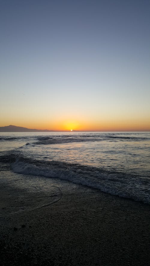 Sunset over Sea Shore