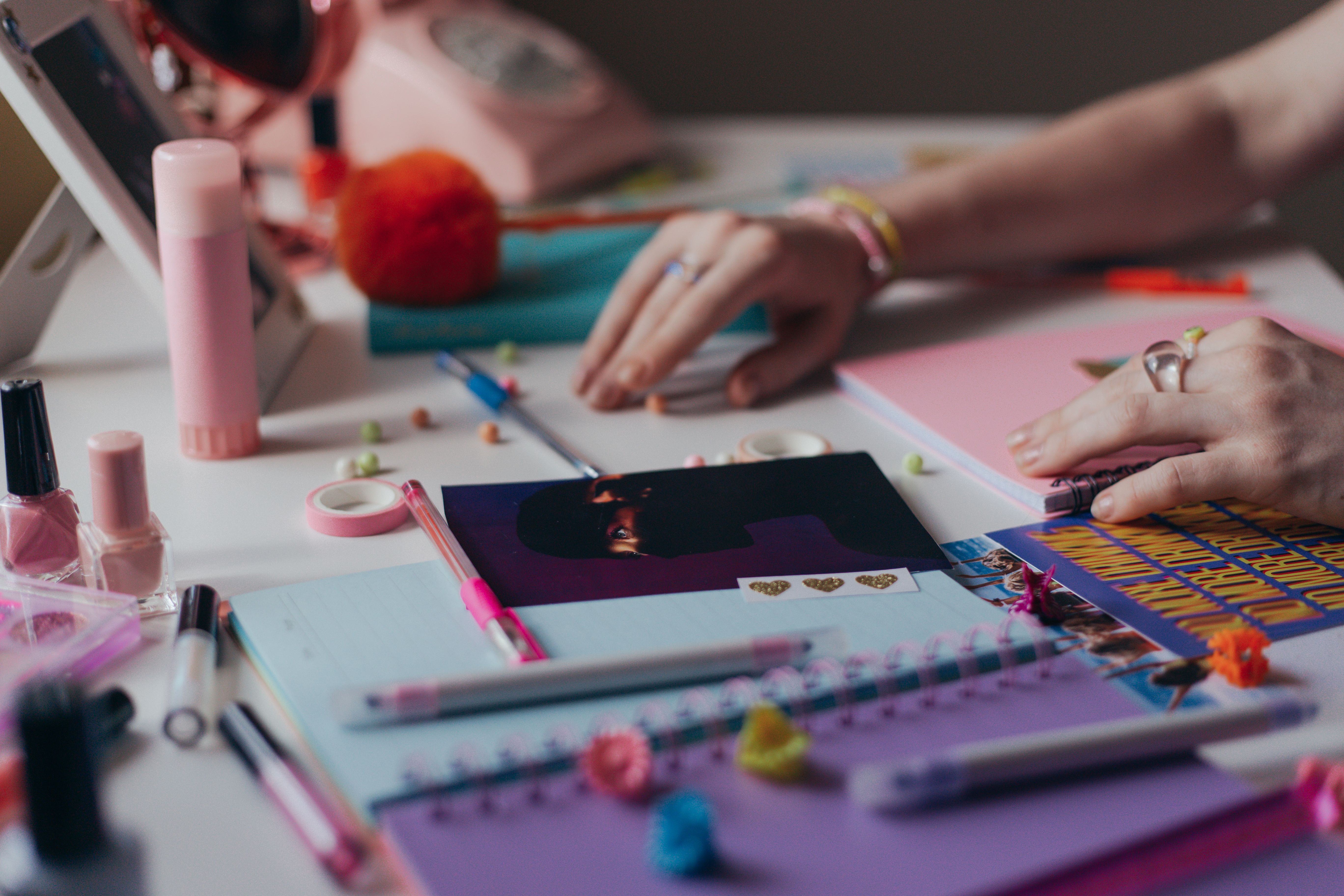 art desk candid lifestyle lifestyle photo 2