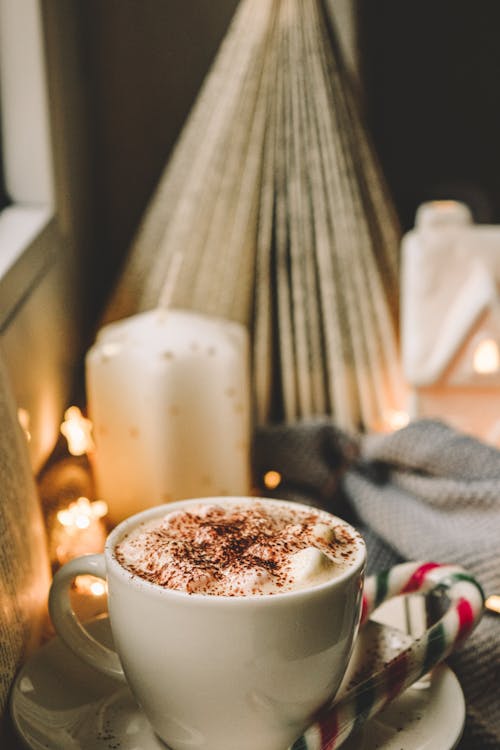 White Ceramic Mug With Coffee