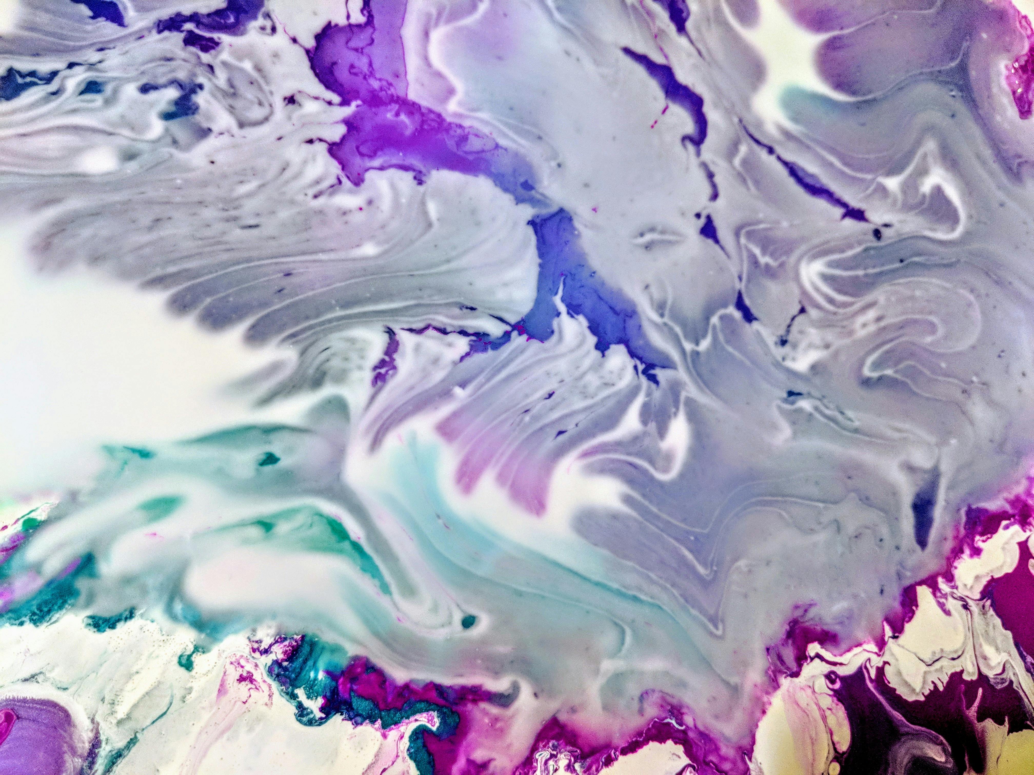 Free stock photo of abstract painting, guardian angel, purple