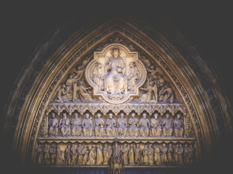 Religious Embossed Wall