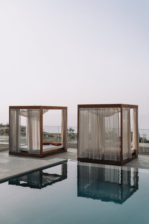 Cabanas by the Pool