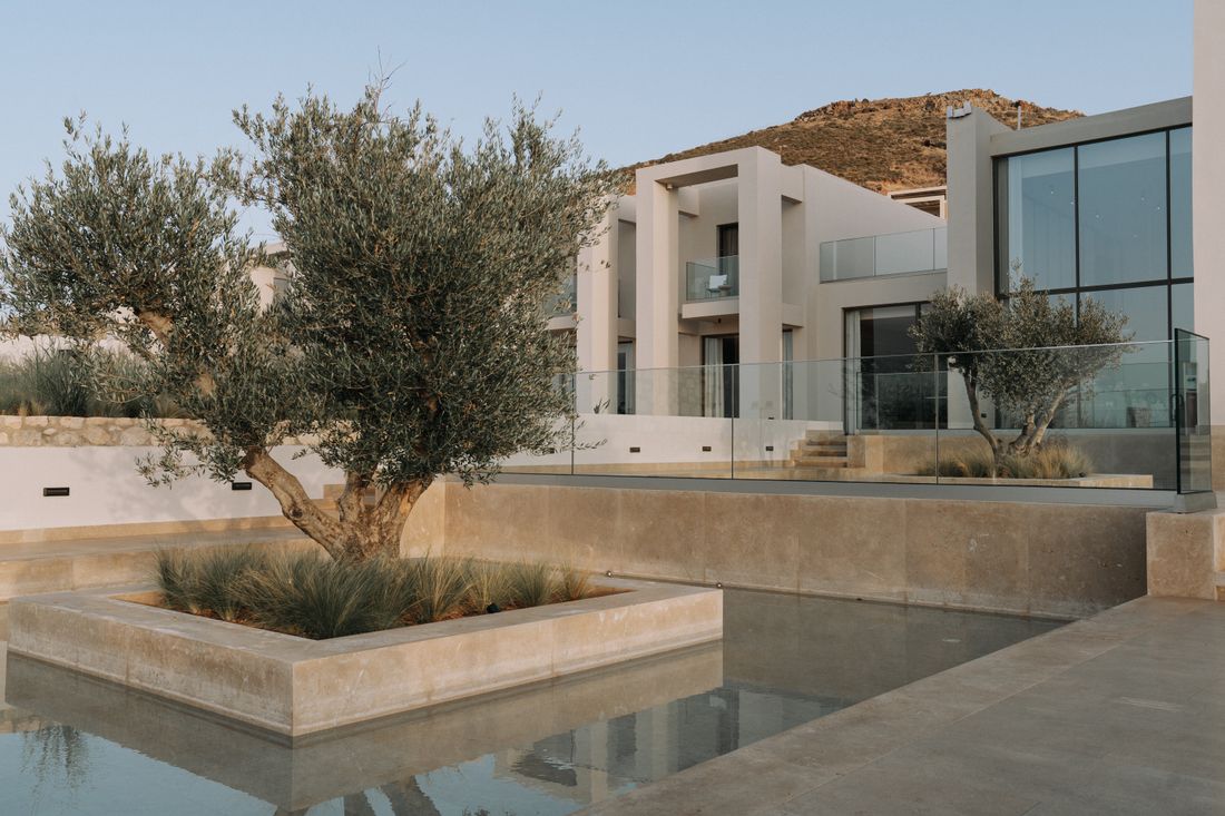 Modern custom home exterior