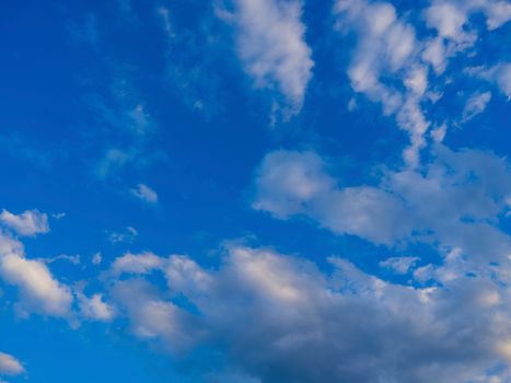 White Clouds and Blue Sky