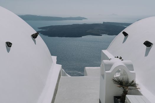 Volcano and hot springs private boat — Santorini
