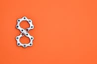 Gray Motorcycle Chain Form Number 8