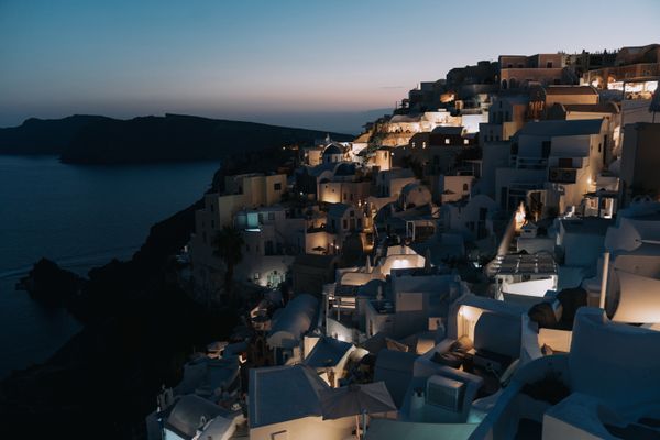 Santorini at Dusk jigsaw puzzle