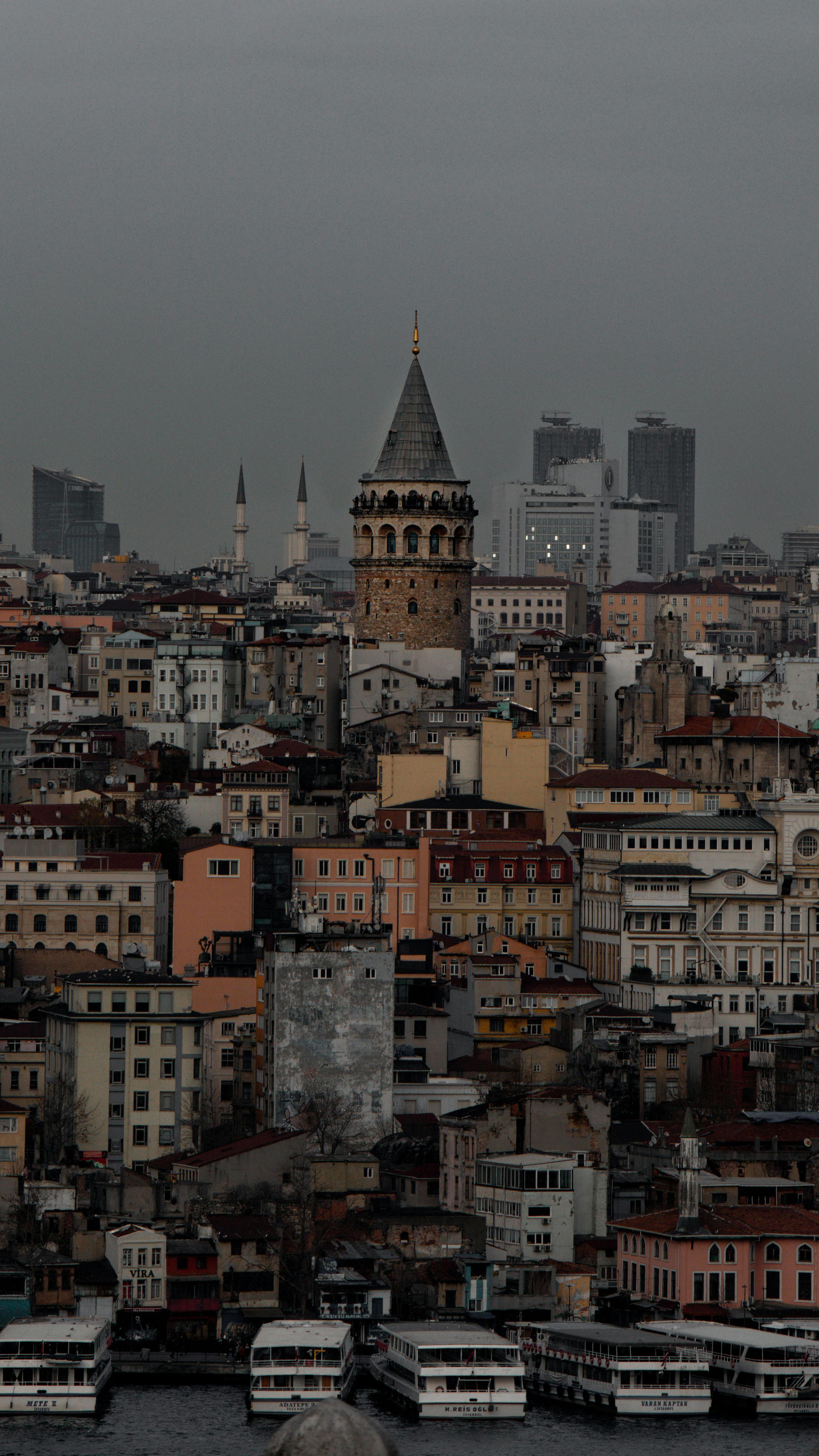 Gratuit Paysage Urbain D'istanbul Avec Vue Sur La Tour De Galata Photos