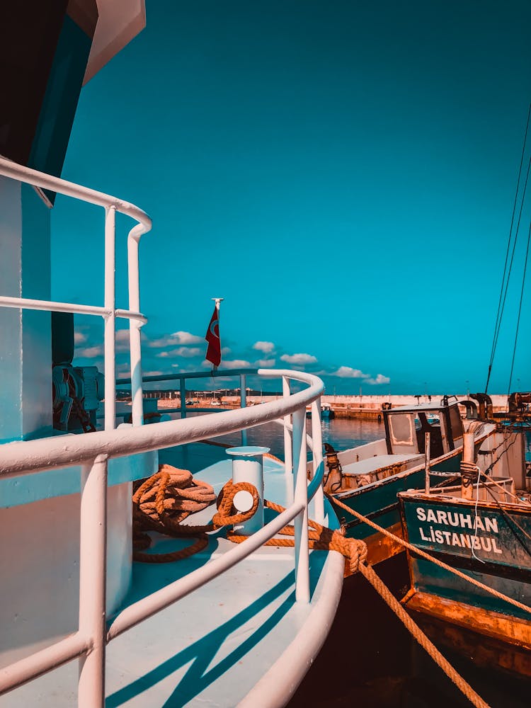 Boats In Marina In Turkey