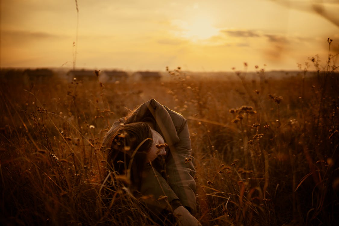 A Woman in the Grass 