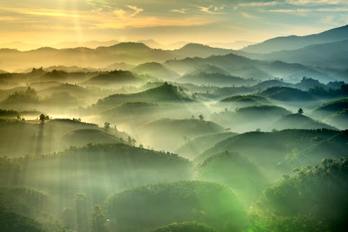 คลังภาพถ่ายฟรี ของ ทิวทัศน์ที่สวยงาม, ธรรมชาติ, พระอาทิตย์ขึ้น