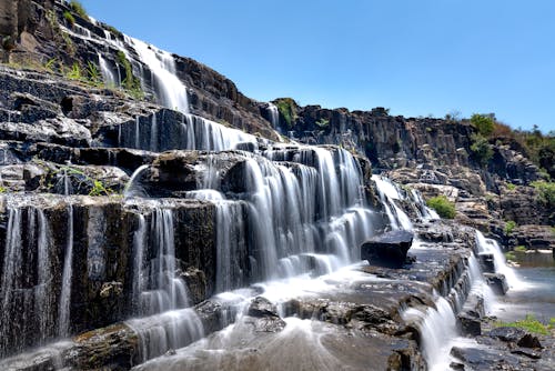 Foto d'estoc gratuïta de cascades, en cascada, exposició prolongada